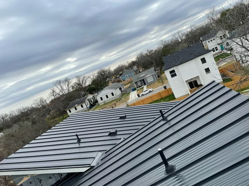 Standing seam metal roof panels with vents for Skylight Repair in Gleneagle